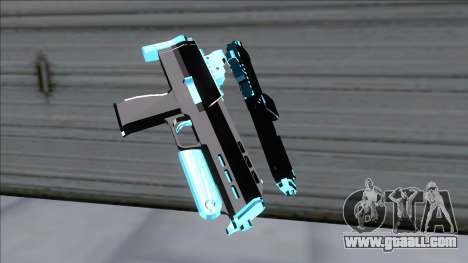 Weapons Pack Blue Evolution (microuzi) for GTA San Andreas