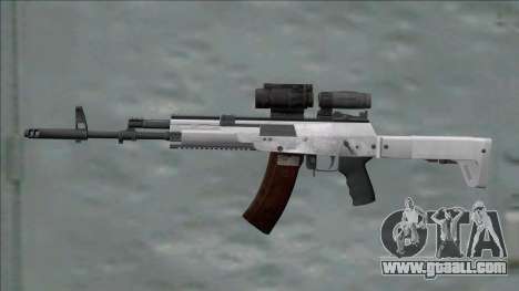 AK-12 White With Scope for GTA San Andreas