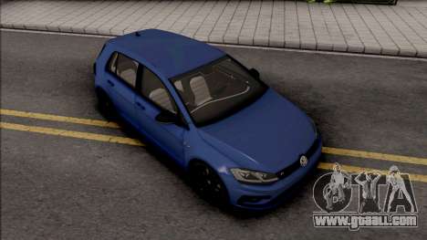 Volkswagen Golf 7 Blue for GTA San Andreas