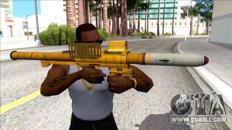 Hawk & Little Homing Launcher Gold for GTA San Andreas
