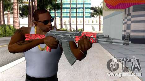 CSGO AK-47 Red Laminate V2 for GTA San Andreas