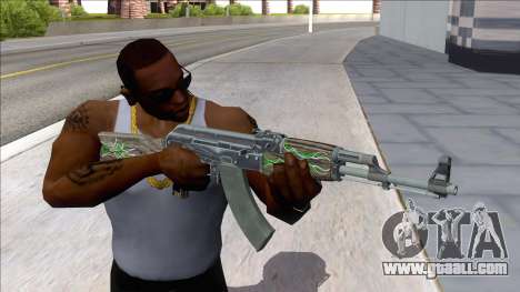 CSGO AK-47 Emerald Pinstripe for GTA San Andreas