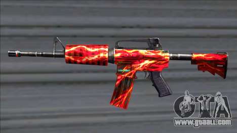 M4A1 Assault Rifle Skin 6 for GTA San Andreas