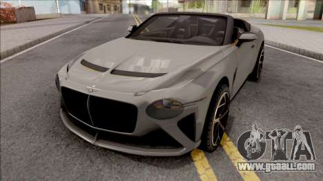 Bentley Mulliner Bacalar 2021 for GTA San Andreas