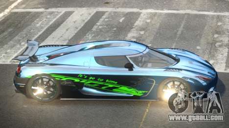 Koenigsegg Agera Racing L9 for GTA 4