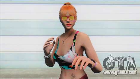 GTA Online Skin Ramdon Female 8 V1 for GTA San Andreas