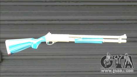 Weapons Pack Blue Evolution (chromegun) for GTA San Andreas