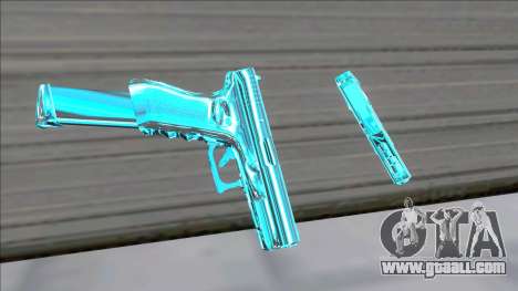 Weapons Pack Blue Evolution (colt45) for GTA San Andreas