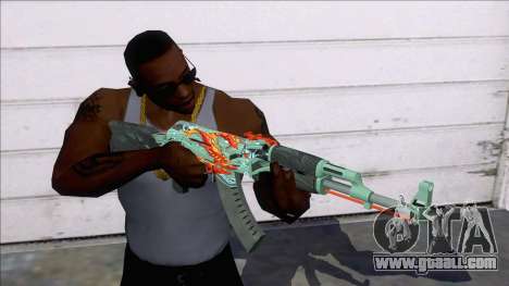 CSGO AK-47 Aquamarine Revenge for GTA San Andreas