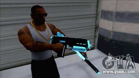 Weapons Pack Blue Evolution (microuzi) for GTA San Andreas
