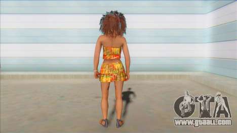 GTA Online Female Big Afro Dress V1 for GTA San Andreas