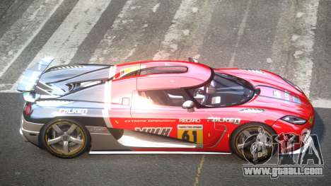 Koenigsegg Agera R Racing L10 for GTA 4