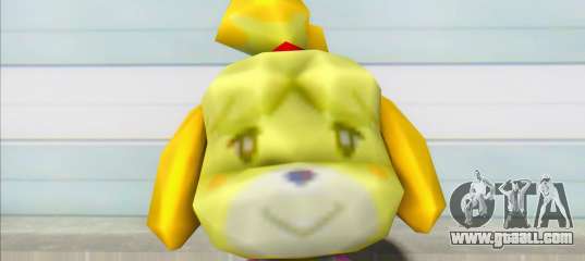 Animal Crossing Isabelle Informal Clothes Skin
