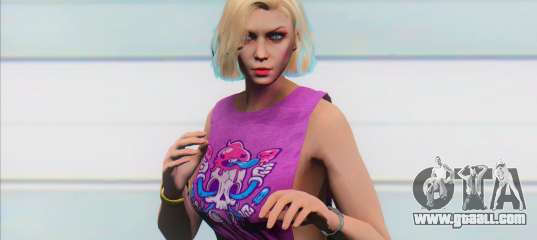GTA Online Skin Ramdon Female Rubia 8