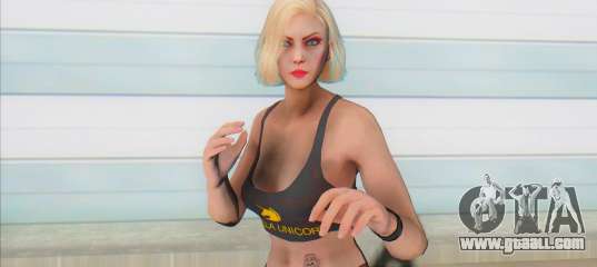 GTA Online Skin Ramdon Female Rubia Stripper