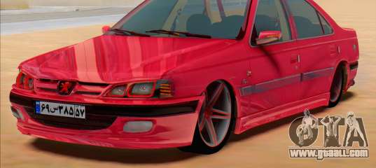 Peugeot Pars Sport Iran Plates