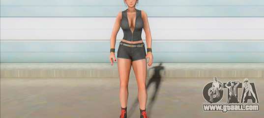 Soul Calibur Taki Short Short Leather Suit V1