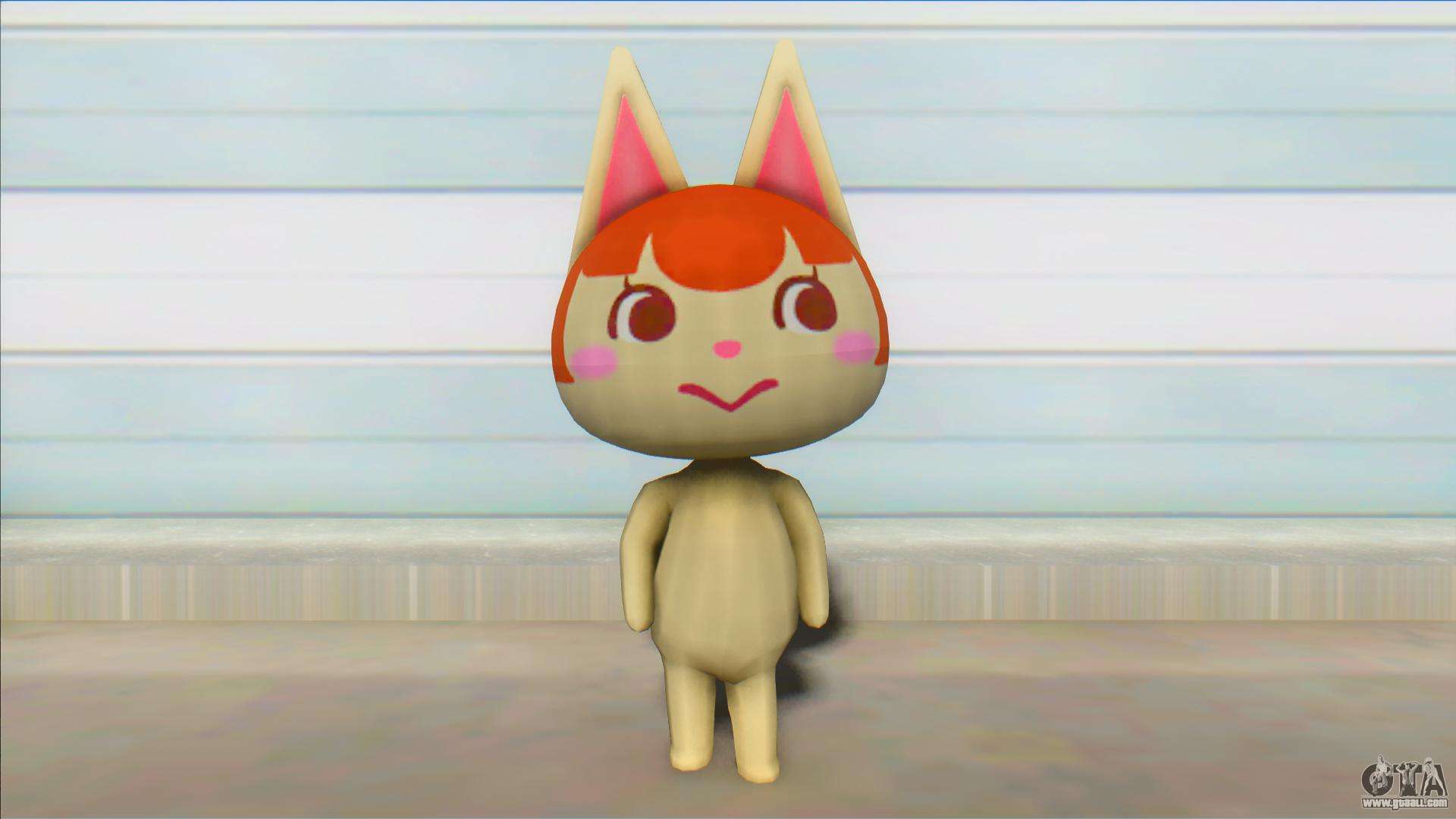 Animal Crossing Nude Cat Skin V18 for GTA San Andreas