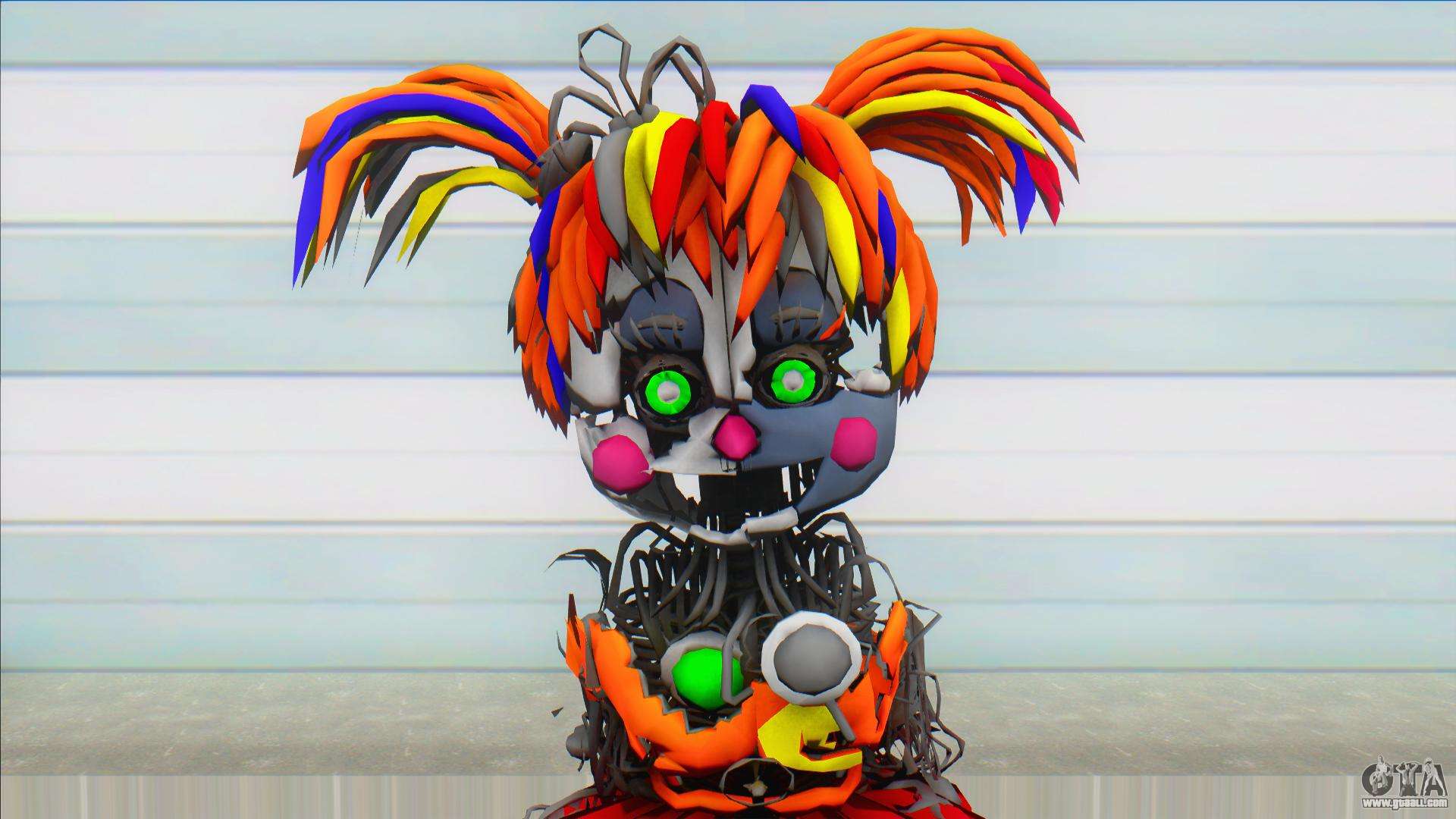 Fnaf 6 scrap baby, fnaf 6, scrap baby, HD phone wallpaper