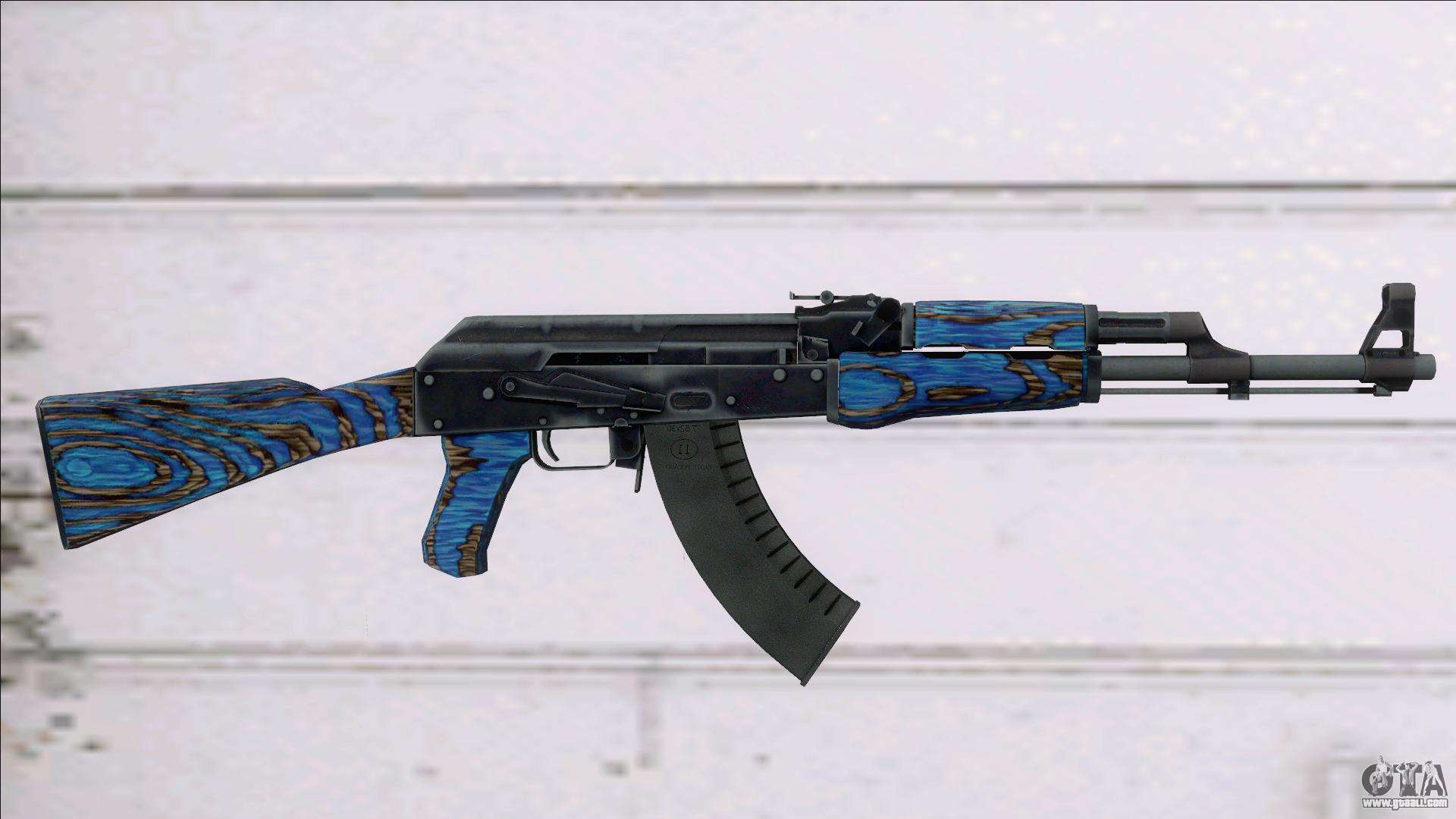 Stramme Atticus tilfredshed CSGO AK-47 Blue Laminate for GTA San Andreas