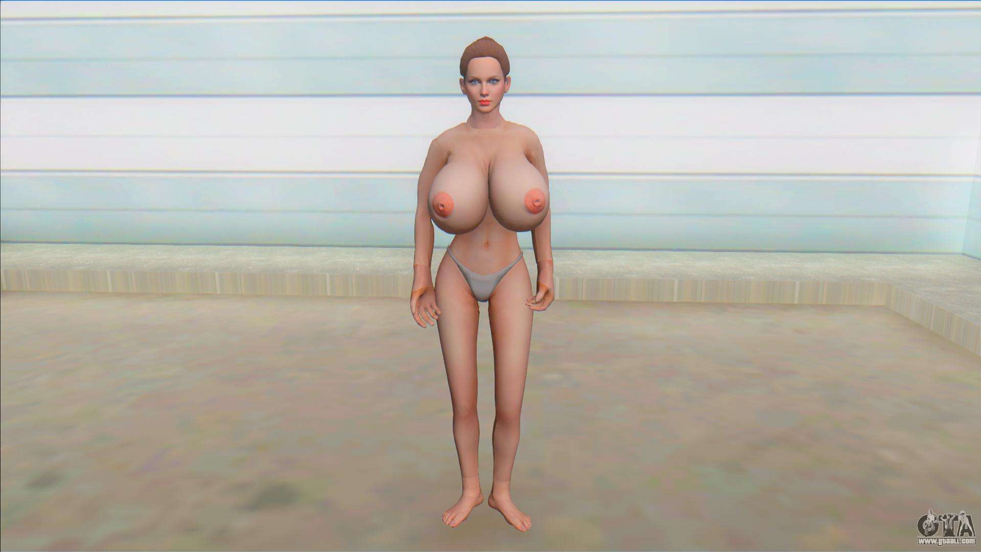Xbox Boobs - Helena Big Boobs Nude Mod for GTA San Andreas