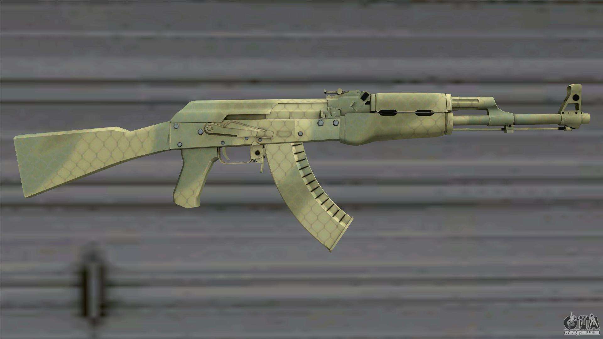 blød karakter craft CSGO AK-47 Safari Mesh for GTA San Andreas