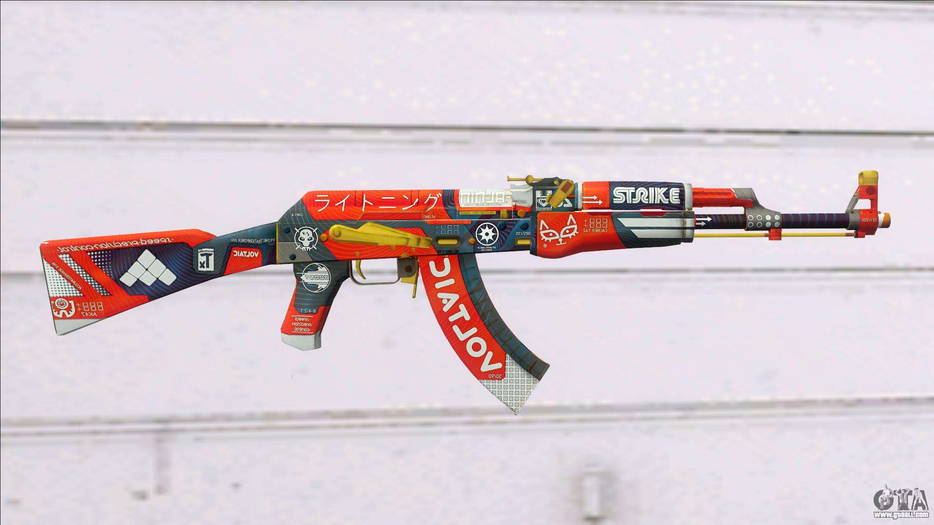 krog efterskrift Hjemløs CSGO AK-47 Bloodsport for GTA San Andreas