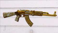 AK47 GOLD DRAGON for GTA San Andreas