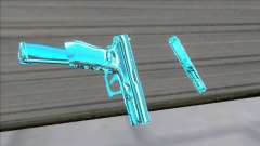 Weapons Pack Blue Evolution (colt45) for GTA San Andreas