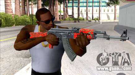 CSGO AK-47 Red Laminate for GTA San Andreas