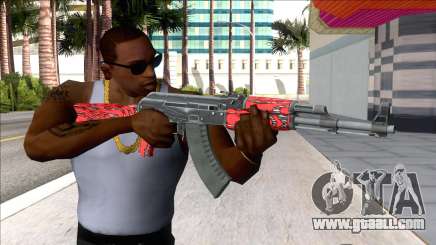 CSGO AK-47 Red Laminate V2 for GTA San Andreas