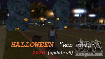 Halloween Mod Grove Street Final for GTA San Andreas