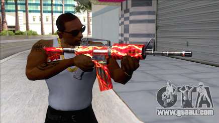 M4A1 Assault Rifle Skin 6 for GTA San Andreas