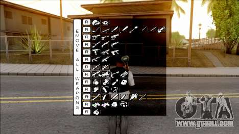 Super Fast Weapon Selector for GTA San Andreas