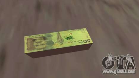50k Colombian Pesos banknote for GTA San Andreas