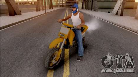 GTA V Wear Helmet Mod for GTA San Andreas