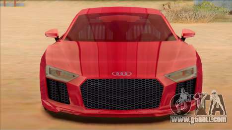 Audi R8 2017 Stock for GTA San Andreas
