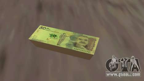 50k Colombian Pesos banknote for GTA San Andreas