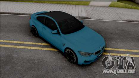 BMW M4 F82 2018 Blue for GTA San Andreas