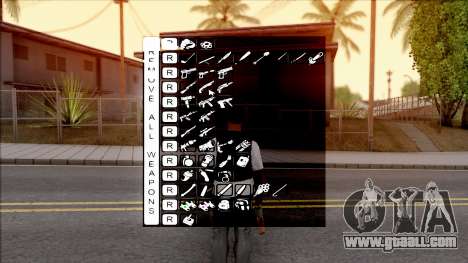 Super Fast Weapon Selector for GTA San Andreas