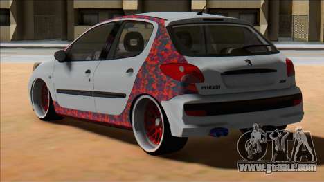 Peugeot 207 Red Sport for GTA San Andreas