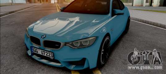 BMW M4 F82 2018 Blue