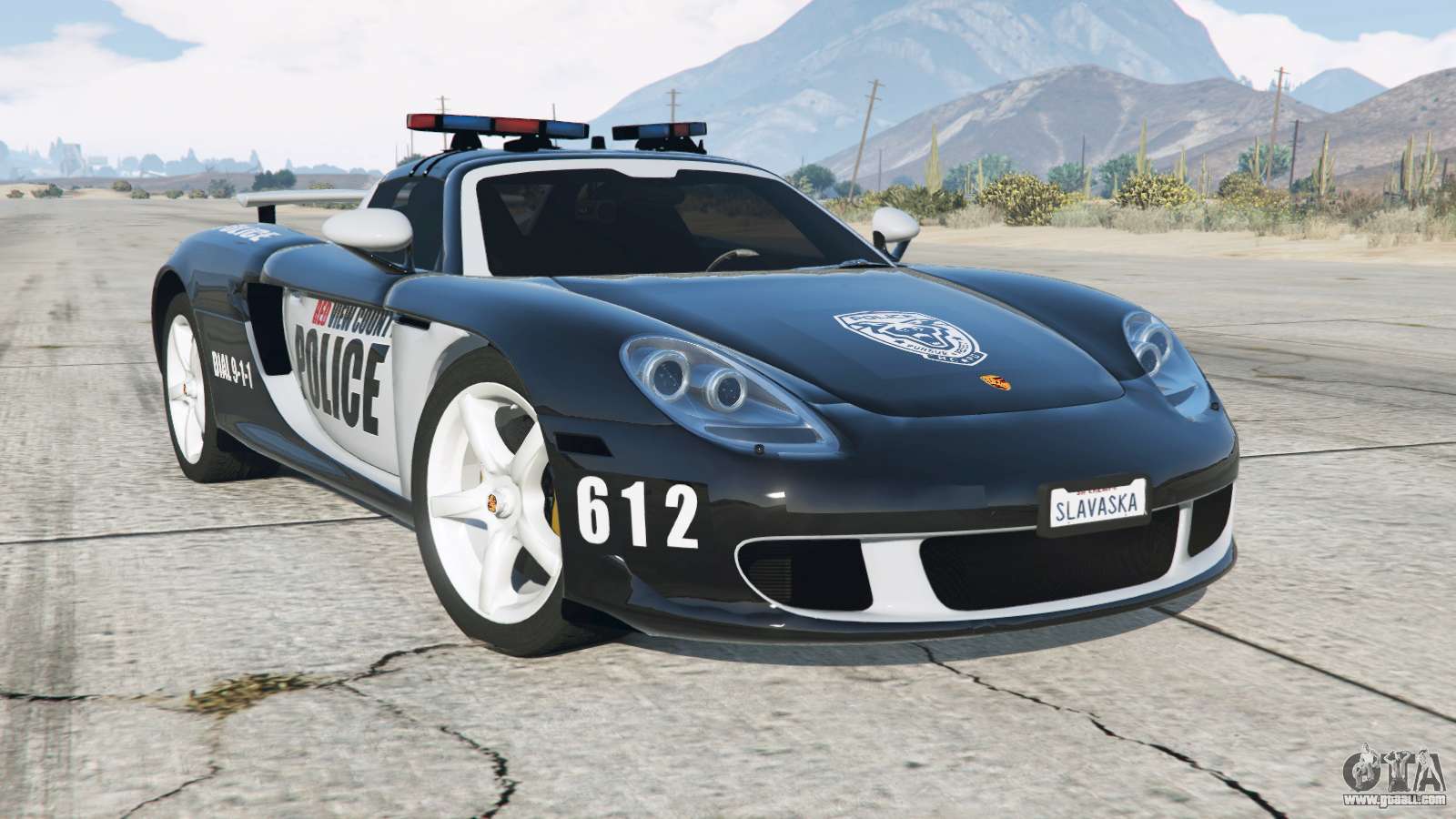 Porsche Carrera GT (980) Police for GTA 5