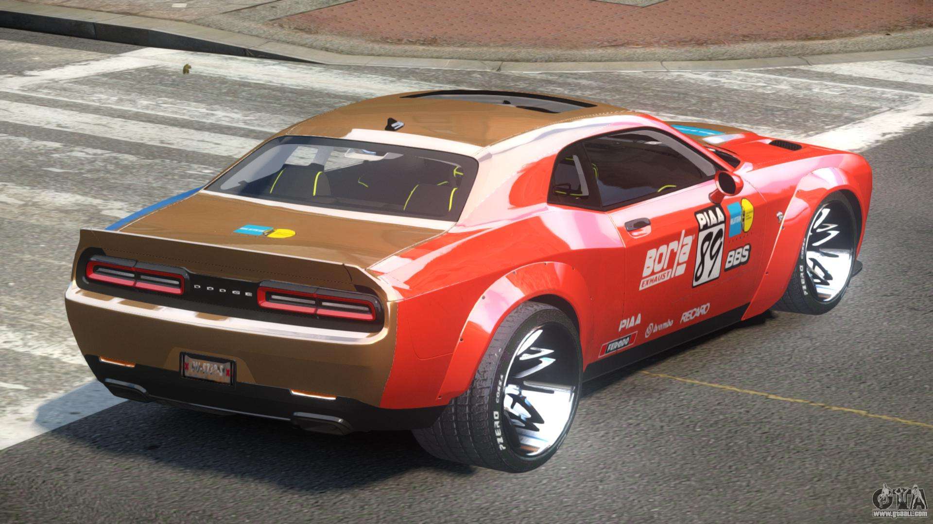 Dodge challenger drift car