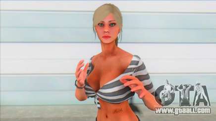 Deadpool Bikini Fan Girl Beach Hooker V3 for GTA San Andreas