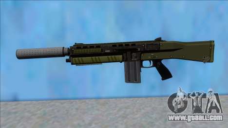 GTA V Vom Feuer Assault Shotgun Green V8 for GTA San Andreas