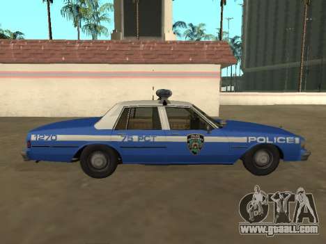 Chevrolet Caprice 1987 New York Police Dept for GTA San Andreas