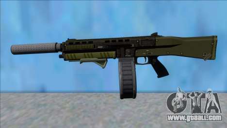 GTA V Vom Feuer Assault Shotgun Green V3 for GTA San Andreas