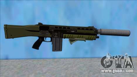 GTA V Vom Feuer Assault Shotgun Green V4 for GTA San Andreas