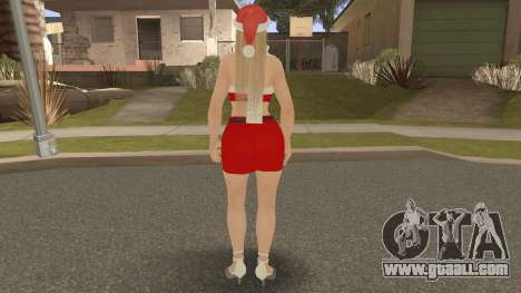 DOA Rachel Berry Burberry Christmas Special V2 for GTA San Andreas
